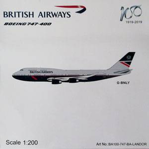 1/200 B-Models ブリティッシュエアウェイズ B747-400 Landor 100 year 