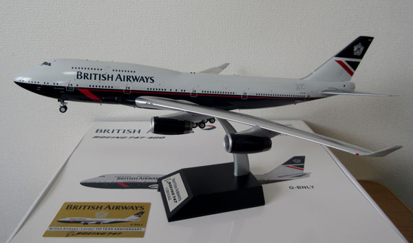 1/200 B-Models ブリティッシュエアウェイズ B747-400 Landor 100 year